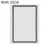 Esiekraani välisklaas objektiiv OCA optiliselt selge kleep jaoks Samsung Galaxy Tab S4 10.5 / SM-T830 / T835 (must)