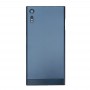 Tapa de la batería trasera + tapa inferior de la batería trasera + marco medio para Sony Xperia XZ (azul oscuro)