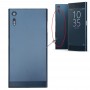 Powrót Pokrywa baterii + tylna dolna pokrywa + środkowa rama dla Sony Xperia XZ (Dark Blue)