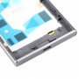 Back bateria pokrywa + tylna bateria dolna pokrywa + środkowa rama dla Sony Xperia XZ (Silver)