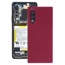 Couverture arrière de la batterie pour Sony Xperia 5 (rouge)