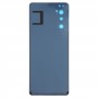Couverture arrière de la batterie avec couvercle de la lentille de caméra pour Sony Xperia 5 II (bleu)