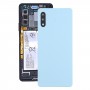 电池背面盖板带相机镜头封面，适用于索尼Xperia Ace II SO-41B（蓝色）