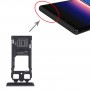 SIM-kaardi salve + SIM-kaardi salve / mikro SD-kaardi salv Sony Xperia 1 / Xperia XZ4 jaoks (must)