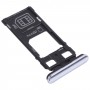 Тава за SIM карта + тава за карти / микро SD тава за Sony Xperia 1 / Xperia XZ4 (сиво)