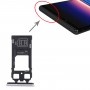Vassoio della scheda SIM + vassoio della scheda SIM Vassoio / vassoio della scheda Micro SD per Sony Xperia 1 / Xperia XZ4 (Argento)