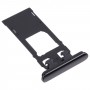 SIM-kortin lokero + mikro SD-kortti Sony Xperia 5: lle (musta)