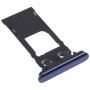 SIM-kortin lokero + mikro SD-korttilokero Sony Xperia 5: lle (sininen)