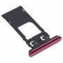 SIM-kártya tálca + mikro SD kártya tálca a Sony Xperia 5 (piros)