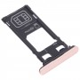 Taca karta SIM + taca karta Micro SD dla Sony Xperia X Performance (różowy)