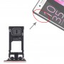 SIM-kortfack + Micro SD-kortfack för Sony Xperia X-prestanda (rosa)