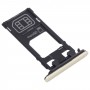Bandeja de tarjeta SIM + Bandeja de la tarjeta Micro SD para Sony Xperia X Performance (Oro)