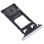 SIM-картковий лоток + лоток для карток Micro SD для Sony Xperia X Performance (срібло)