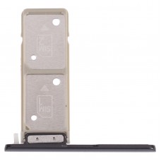 SIM Card Tray + SIM Card Tray for Sony Xperia XA2 Plus (Black)