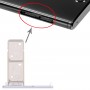 SIM Card Tray + SIM ბარათის უჯრა Sony Xperia XA2 Plus (ვერცხლისფერი)
