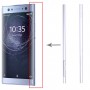 1 Pair Metal Side Part Sidebar For Sony Xperia XA2 Ultra (Silver)