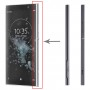 1 par de la barra lateral de la parte lateral para Sony Xperia Xa2 Plus (Negro)