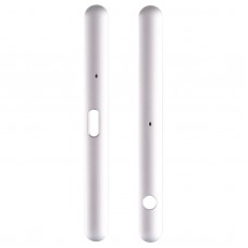 1 paio laterale laterale laterale per Sony Xperia XZ1 (argento)