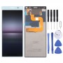Original LCD Screen and Digitizer Full Assembly for Sony Xperia 8(Blue)