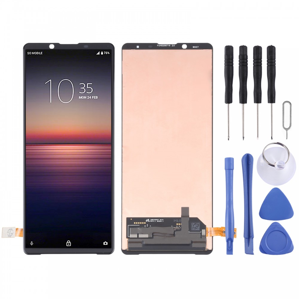 Original LCD Screen and Digitizer Full Assembly for Sony Xperia 1 II