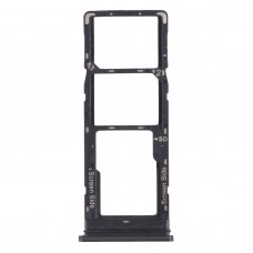 SIM Card Tray + Sim Card Tray + Micro SD ბარათის უჯრა Tecno Pouvoir 4 Pro / Pouvoir 4 LC7 (შავი)