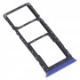 SIM Card Tray + SIM Card Tray + Micro SD Card Tray for Tecno Spark 5 Air KD6a(Blue)