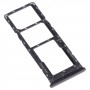 SIM Card Tray + SIM Card Tray + Micro SD Card Tray for Tecno Spark 6 Air KE6 KE6J KF6(Black)