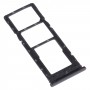 SIM Card Tray + SIM Card Tray + Micro SD Card Tray for Tecno Spark 6 Air KE6 KE6J KF6(Black)