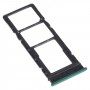SIM Card Tray + SIM Card Tray + Micro SD Card Tray for Infinix S5 Pro X660 X660C X660B(Green)