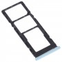 SIM Card Tray + SIM Card Tray + Micro SD Card Tray for Infinix Hot 10s / Hot 10T X689B X689 X689C(Silver)