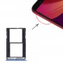 Vassoio della scheda SIM + vassoio della scheda SIM + vassoio della scheda micro SD per infinix Nota 5 Stylus X605 (Blu)
