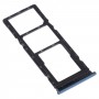 מגש כרטיס SIM + מגש כרטיס ה- SIM + מיקרו SD כרטיס מגש עבור אינפיניקס חם 9 x655c x655 x655d (כחול)