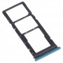 SIM卡托盘+ SIM卡托盘+ Micro SD卡托盘用于Tecno Spark 5 Pro KD7（蓝色）