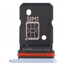 SIM卡托盘+ SIM卡托盘用于VIVO X60 PRO / X60 V2045 V2046（蓝色）