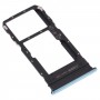 SIM Card Tray + SIM Card Tray / Micro SD Card Tray for vivo Y76s V2156A(Green)