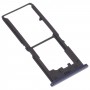 SIM Card Tray + SIM Card Tray + Micro SD Card Tray for vivo Y30 Standard / Y12s (Black)