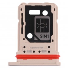 SIM-Karten-Tablett + SIM-Karten-Tablett / Micro SD-Karten-Tablett für Vivo V21 / V21 5G V2066 V2108 V2050 (Gold)