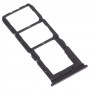 SIM Card Tray + SIM Card Tray + Micro SD Card Tray for vivo Y11s V2028 (Black)