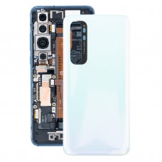 Couvercle arrière de la batterie d'origine pour Xiaomi MI Note 10 Lite M2002F4LG M1910F4G (Blanc)