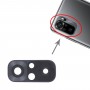 10 PCS Back Camera Lens for Xiaomi Redmi Note 10 4G M2101K7AI M2101K7AG(Black)