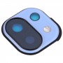 Cadre d'objectif de caméra arrière pour xiaomi mi 11 lite (bleu)