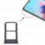 Vassoio della scheda SIM + Vassoio della scheda SIM per Xiaomi Redmi Nota 10 Pro 5G (nero)