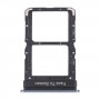 Vassoio della scheda SIM + vassoio della scheda SIM per Xiaomi Redmi Nota 10 Pro 5G (argento)