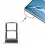 Vassoio della scheda SIM + vassoio della carta SIM per Xiaomi Mi 10s (nero)