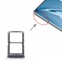 Vassoio della scheda SIM + vassoio della scheda SIM per Xiaomi Mi 10s (argento)