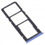 SIM Card Tray + SIM Card Tray + Micro SD Card Tray for Xiaomi Redmi 9T 4G / Redmi Note 9 4G J19S M2010J19SC M2010J19SG M2010J19SY (Blue)