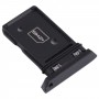 Vassoio della carta SIM + vassoio della carta SIM per Xiaomi Black Shark 3 KLE-H0, KLE-A0 (Nero)