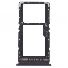 SIM-Karten-Tablett + SIM-Karten-Tablett / Micro SD-Karten-Tablett für Xiaomi Poco X3 GT 21061110AG (schwarz)