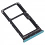 SIM Card Tray + SIM Card Tray / Micro SD Card Tray for Xiaomi Poco X3 GT 21061110AG (Green)