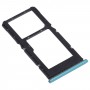Tarjeta de tarjeta SIM Bandeja de tarjeta SIM / bandeja de tarjeta Micro SD para Xiaomi Poco X3 GT 21061110AG (verde)